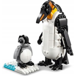 Outlet LEGO Creator 3 w 1 Dzikie zwierzęta: rodzina panda delfin pingwin