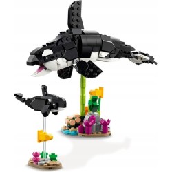 Outlet LEGO Creator 3 w 1 Dzikie zwierzęta: rodzina panda delfin pingwin
