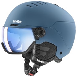 Outlet Kask narciarski Uvex Wanted Visor Stone Blue Matt M 54-58cm