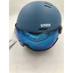 Outlet Kask narciarski Uvex Wanted Visor Stone Blue Matt M 54-58cm