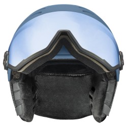 Outlet Kask narciarski Uvex Wanted Visor Stone Blue Matt M 54-58cm