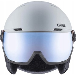 Kask narciarski Uvex Wanted Visor 3007 58-61 cm Matowo Szary