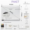 Outlet Podświetlana tablica LED do rysowania 35x25cm 13 kolorów OPIS