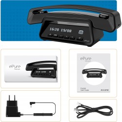 Outlet Telefon bezprzewodowy Alcatel DECT Epure Premium z sekretarką czarny
