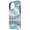 Outlet Etui do iPhone 16 Pro Zimowe Jezioro Krajobraz Vintage Retro