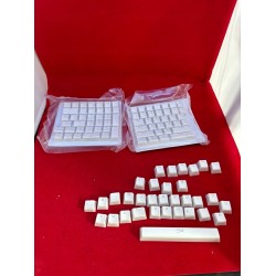 Outlet Klawisze do klawiatury Pudding Keycaps białe OPIS