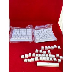 Outlet Klawisze do klawiatury Pudding Keycaps białe OPIS