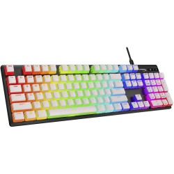 Outlet Klawisze do klawiatury Pudding Keycaps białe OPIS
