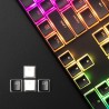 Outlet Klawisze do klawiatury Pudding Keycaps białe OPIS