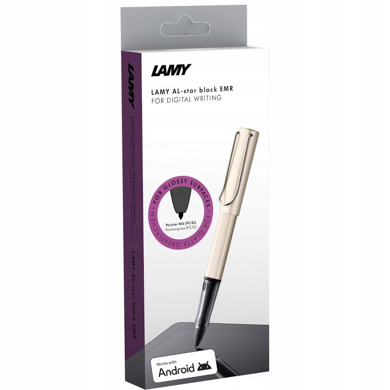 Outlet LAMY rysik dotykowy do Androida z ergonomicznym uchwytem, srebrny