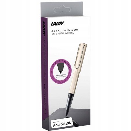 Outlet LAMY rysik dotykowy do Androida z ergonomicznym uchwytem, srebrny