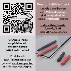Outlet LAMY rysik dotykowy do Androida z ergonomicznym uchwytem, srebrny