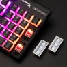 Outlet Klawisze do klawiatury Pudding Keycaps białe OPIS