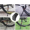 Outlet YUNYU Regulowana Stopka Rowerowa 24-28cm Aluminiowa Czarna