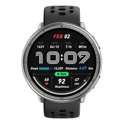 Outlet Smartwatch Amazfit Active 2 Premium Version Black Leather Czarny