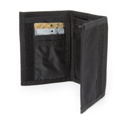 Outlet Eastpak Portfel Składany na Rzep Syntetyk uniseks 13 x 9cm Czarny