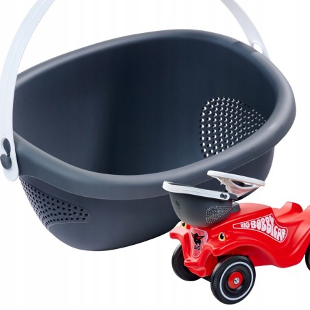 Outlet BIG Big Bobby Car koszyk do jęzdzików transportowy z adapterem szary