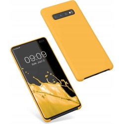 Etui kwmobile kompatybilne z Samsung Galaxy S10 Plus mango silikon TPU