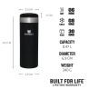 Outlet Kubek termiczny Stanley AeroLight stalowy 470 ml czarny