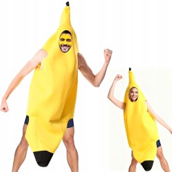 Outlet Kostium Banana Unisex Zabawne Przebranie na Karnawał i Halloween