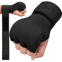Outlet RDX Żelowe Rękawice Bokserskie MMA Muay Thai 100cm Owijki r. M
