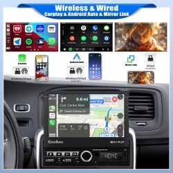 Outlet Radio 1DIN z wysuwanym ekranem 7" CarPlay i Android Auto
