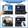 Outlet Radio 1DIN z wysuwanym ekranem 7" CarPlay i Android Auto