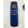 Outlet Telefon komórkowy GSM z klapką duże przyciski SOS Niebieski