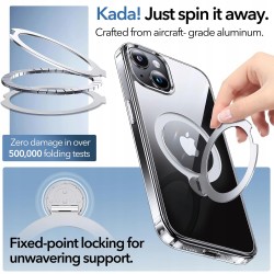 Outlet Etui Anqrp 360° do iPhone 15 Magsafe Przezroczyste Bez Żółknięcia