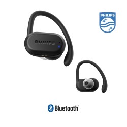 USZKODZONY Słuchawki bezprzewodowe dokanałowe Philips TAA7306BK BT Czarne