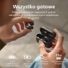 USZKODZONY Słuchawki Douszne Bezprzewodowe Philips TAQ2000BK IPX4 Czarne