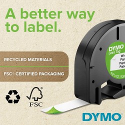 Outlet Przezroczyste taśmy etykiet LetraTag DYMO LT 1,27 cm x 4,3 m 3 szt.