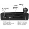 Outlet Kompaktowy odbiornik multimedliany DVB-T2 HD TechniSat HD-T 225 z