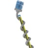 Outlet 4x Kabel sieciowy patchcord RJ45 LAN kat.6A Ultra slim U/UTP szary