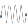 Outlet 4x Kabel sieciowy patchcord RJ45 LAN kat.6A Ultra slim U/UTP szary