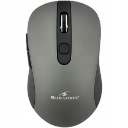 Outlet Myszka Bezprzewodowa Bluestork z adapterem USB 2,4 GHz Szary