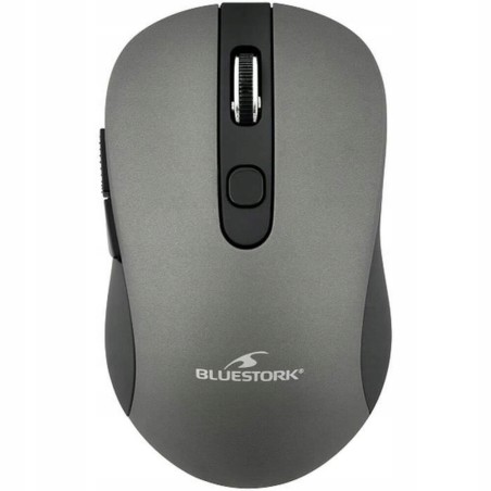 Outlet Myszka Bezprzewodowa Bluestork z adapterem USB 2,4 GHz Szary