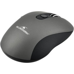 Outlet Myszka Bezprzewodowa Bluestork z adapterem USB 2,4 GHz Szary