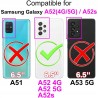 Outlet TOMYOU Etui magnetyczne kolorowe do Samsung Galaxy A52/A52s 5G