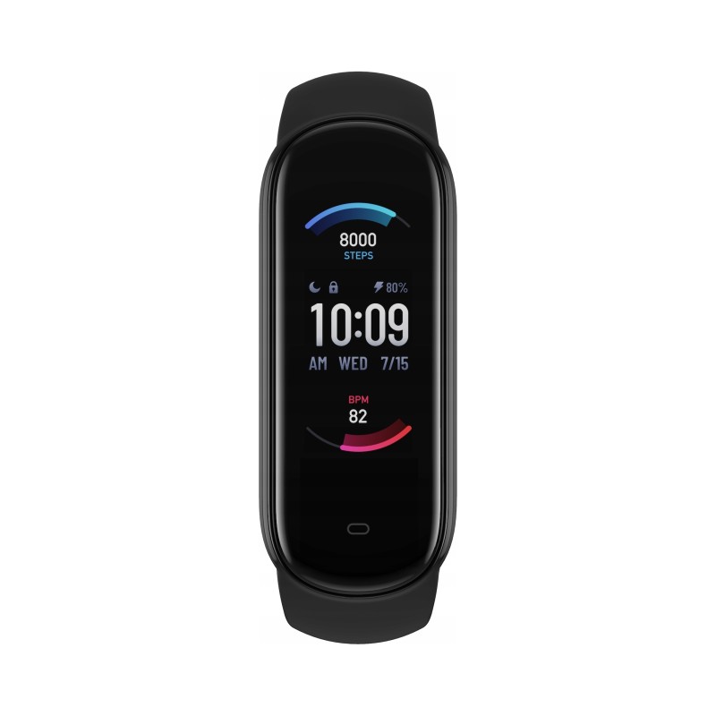 USZKODZONY Smartband Amazfit Band 5 AMOLED 1,1" 5 ATM BT 5.0 24g czarny