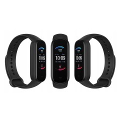 USZKODZONY Smartband Amazfit Band 5 AMOLED 1,1" 5 ATM BT 5.0 24g czarny