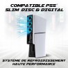 Outlet Wentylator chłodzący LED AKUMA Cyber W02 do PS5 Slim USB 3.0 Biały