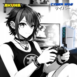 Outlet Wentylator chłodzący LED AKUMA Cyber W02 do PS5 Slim USB 3.0 Biały