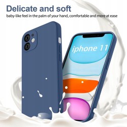 Outlet Qasyfanc Etui ochronne do iPhone 11 + 2 szkła hartowane Matowy