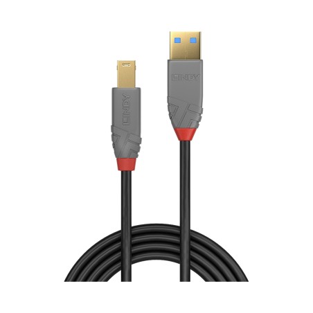 Outlet Lindy kabel przewód USB 3.2 USB A - USB B 5 Gb/s 5m Czarny