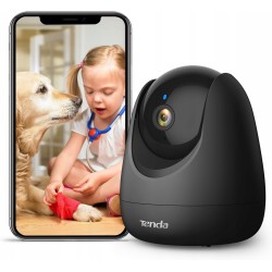 USZKODZONY Tenda CP3 V2.2 Kamera IP 1080P 360° Wi-Fi z audio i nocnym