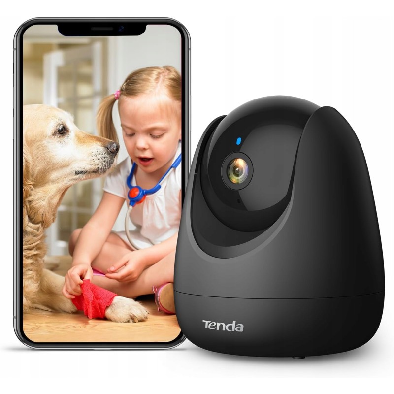 USZKODZONY Tenda CP3 V2.2 Kamera IP 1080P 360° Wi-Fi z audio i nocnym