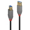 Outlet Lindy kabel przewód USB 3.2 USB A - USB B 5 Gb/s 5m Czarny