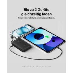 Outlet Belkin BPB021HQBK 10000mAh 20W kabel USB-C Czarny