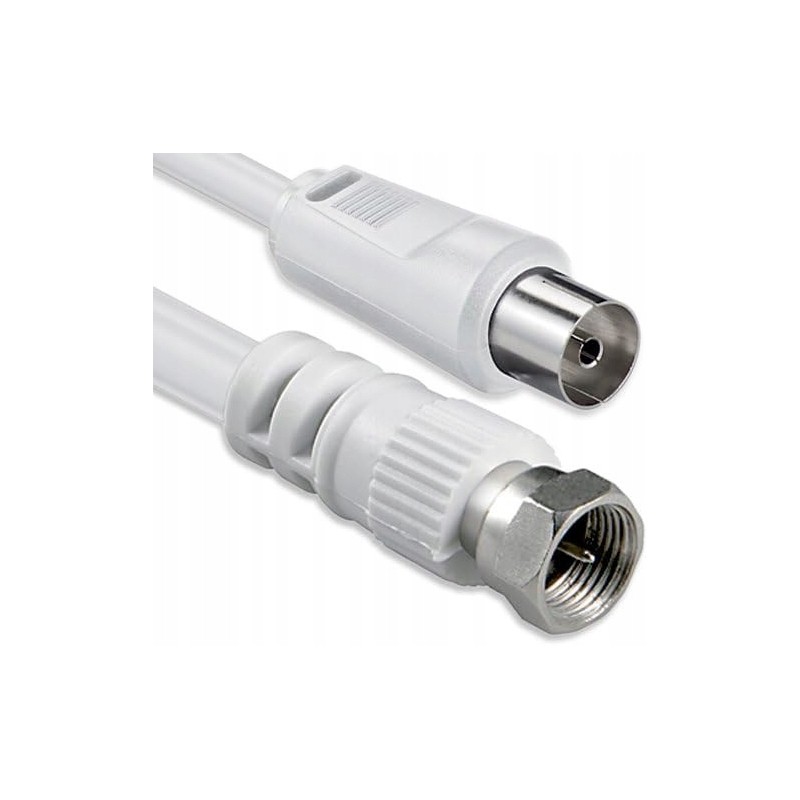 Outlet Antenna Kabel Adapter 2 5m 1aTTack.de 2x ekran F do Koax Buchse